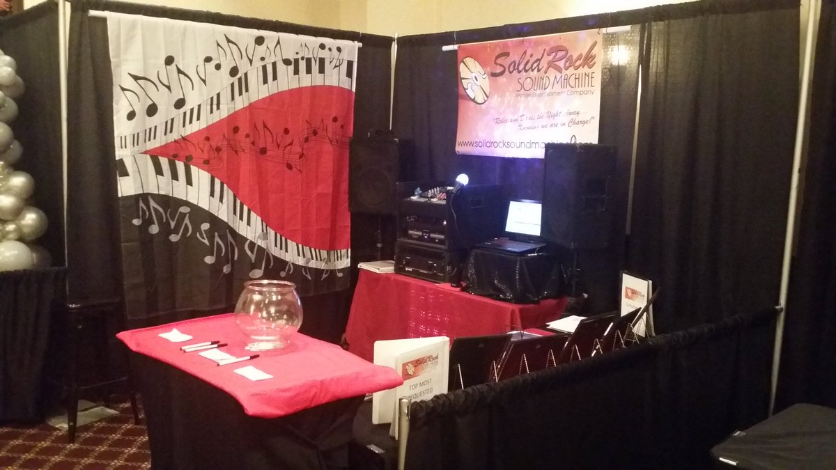 SolidRockSoundM's tweet image. Our Booth at Bridal Fair 2017