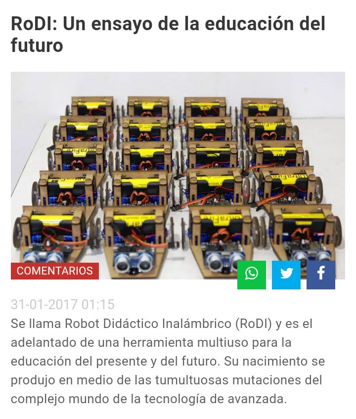 rodibot's tweet photo. RoDI: Un ensayo de la educación del futuro https://t.co/nrJBHHoTgJ @5diasPY https://t.co/PdAHZ5hoqC
