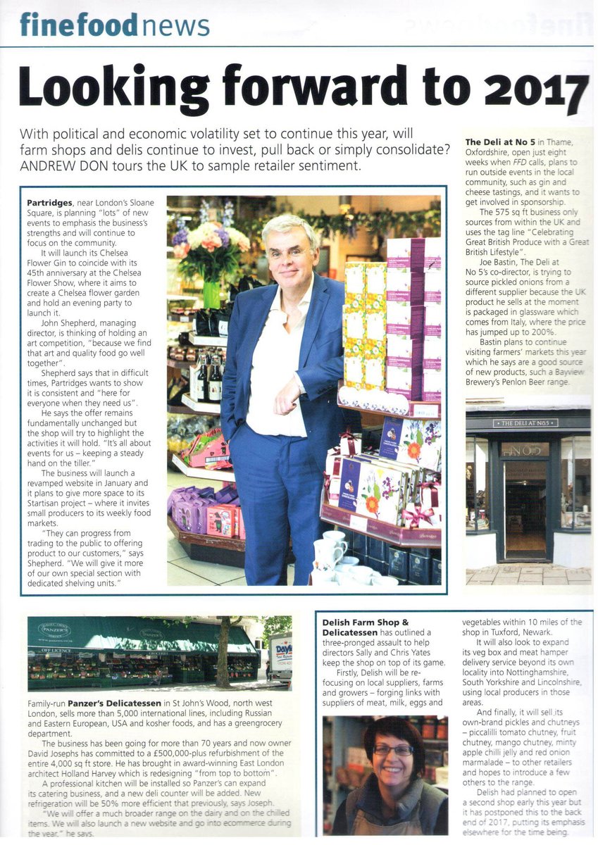 John Shepherd tells @guildoffinefood what we have to look forward to throughout 2017. With #ChelseaFlowerShow coming and more... #LoveLondon