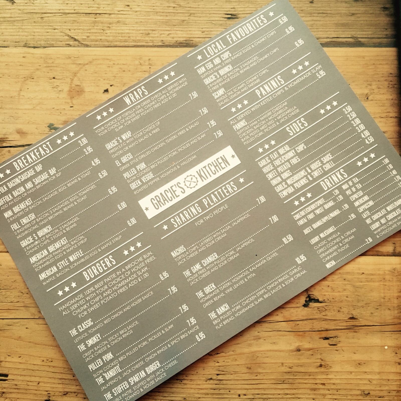 Gracies Kitchen On Twitter New For 2017 Gracies Are Launching Their New Menu And Dessert Menu Today Leiston Food Newmenu Gracies