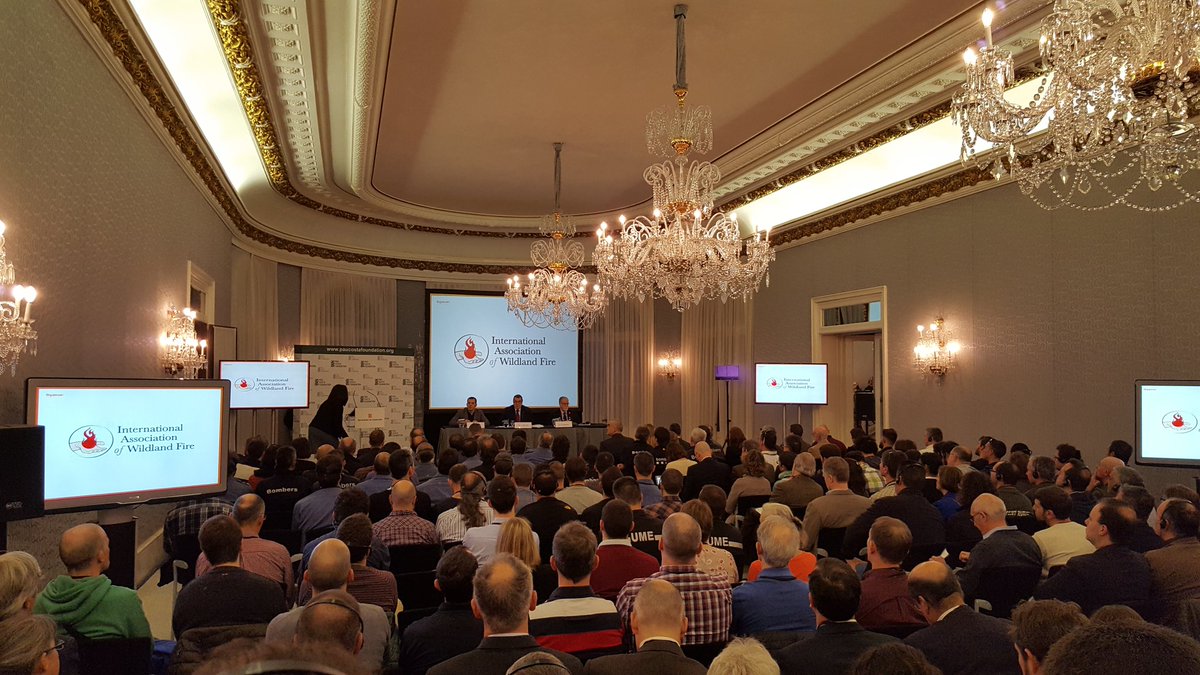 IAWF's tweet photo. The Safety Summit had begun in Barcelona. #BCNWildfireWeek #2017WFSS https://t.co/Ug3IHWdKFD