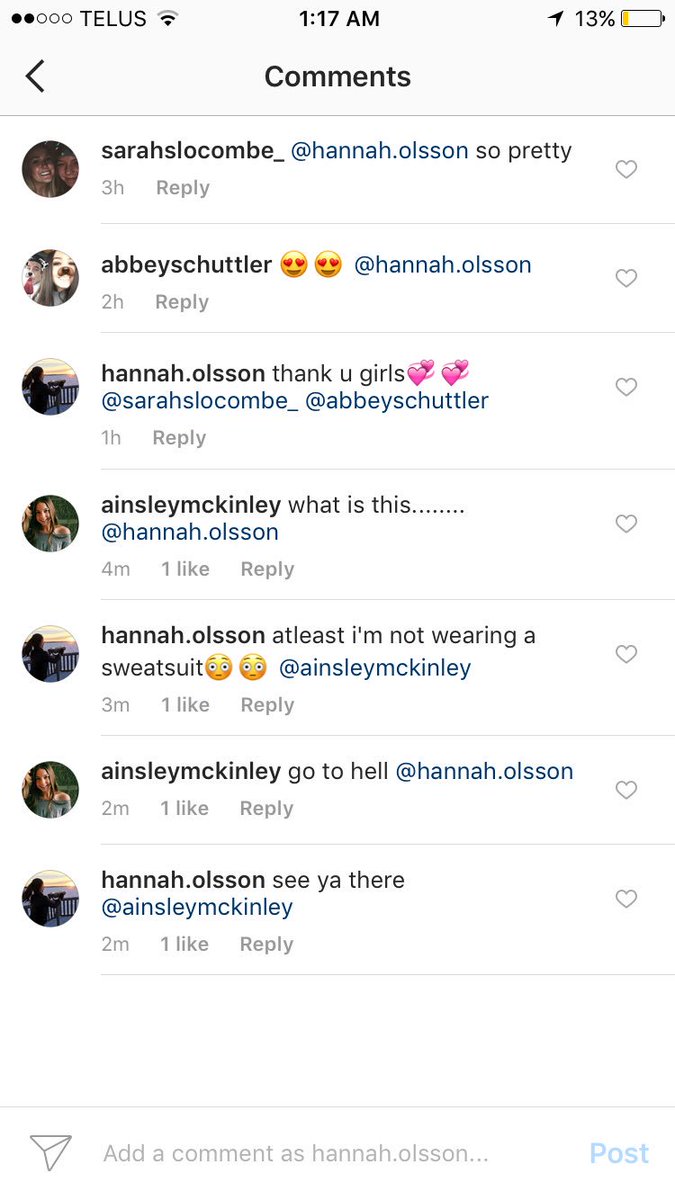 hannaholsson_'s tweet photo. smh when @ainsleymckinley h8ts on my dress yet she doesn't have 1&amp;has to wear a gucci sweatsuit🙄 https://t.co/JjTCVE341v