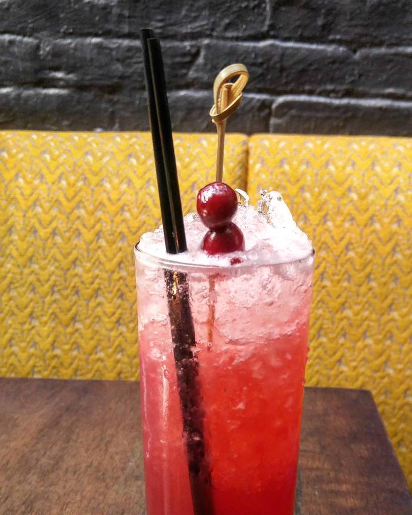 Pacific Harvest from @bithousesaloon with <a href="/ILoveAriaGin/">Aria Gin</a>, Pineapple Zirbenz, <a href="/StarvationAlley/">Starvation Alley</a> cran + more: ift.tt/2jONvbP