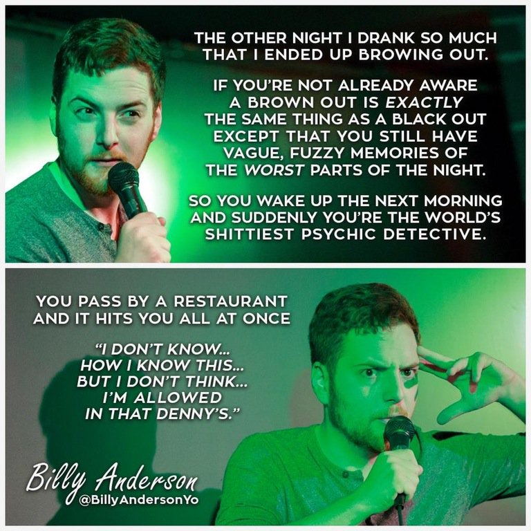 wearvscom's tweet photo. Billy Anderson
#BillyAnderson, #comedian , #comedy , #funny , #StandUp , #Jokes , #fun , #comic , #lol , #joke https://t.co/OYrP43P4O1