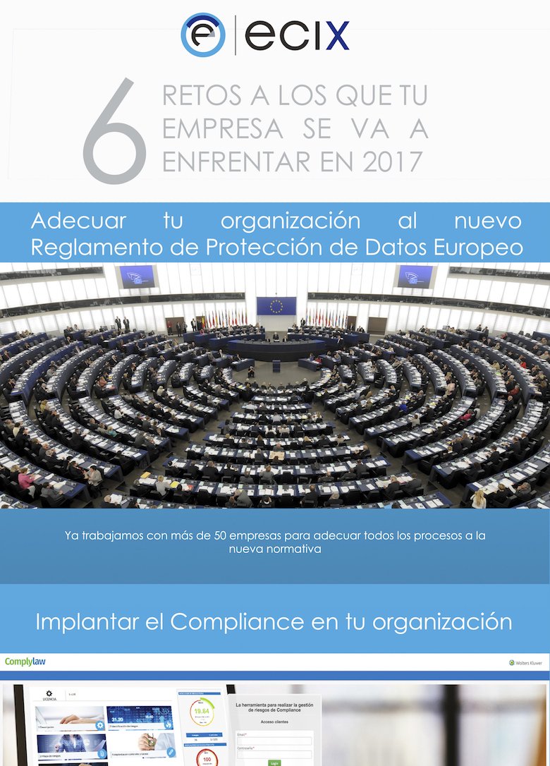 EcixGroup's tweet photo. Los 6 retos de #Compliance a los que tu empresa se enfrentará este 2017 https://t.co/jbHhyx6qsc #EcixGroup #Ecix #2017 https://t.co/zaHniMS5Di