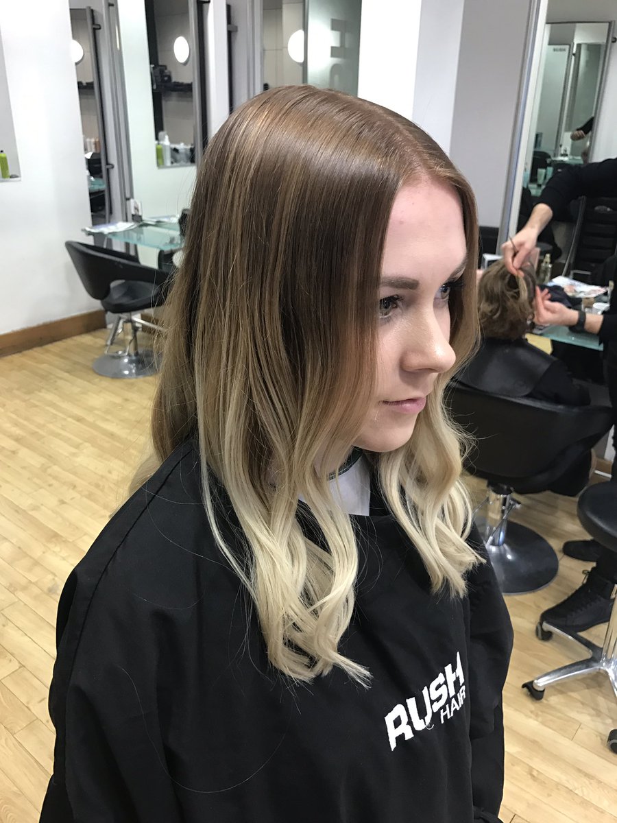 RyanCharlie's tweet photo. Loved doing this bala-ombrè on my Client the other day @RUSHHairBeauty x #colour #ombre https://t.co/1xslKttFZz