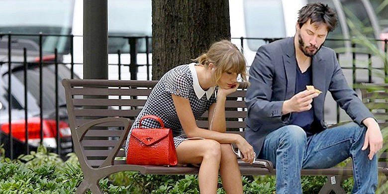 Kontentment's tweet image. This Photo Of Taylor Swift Sat On A Bench Gets A Very Funny Photoshop Battle :D ift.tt/2jMcHzC
