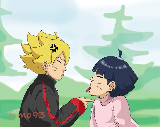 Simo93 Art on X: Uzumaki family ♡ #naruhina #hinata #boruto #Himawari # NARUTO  / X