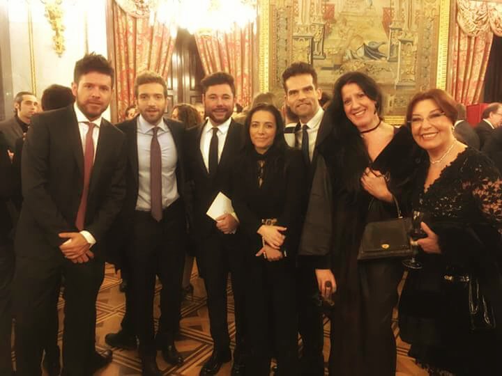 CorralMoreria's tweet photo. Blanca del Rey con @pabloalboran @PabloLopezMusic @MPOVEDAOficial @EvaYerbabuena Najarro y María Pagés ayer en clausura centenario Cervantes https://t.co/Y4SgGnjfJD