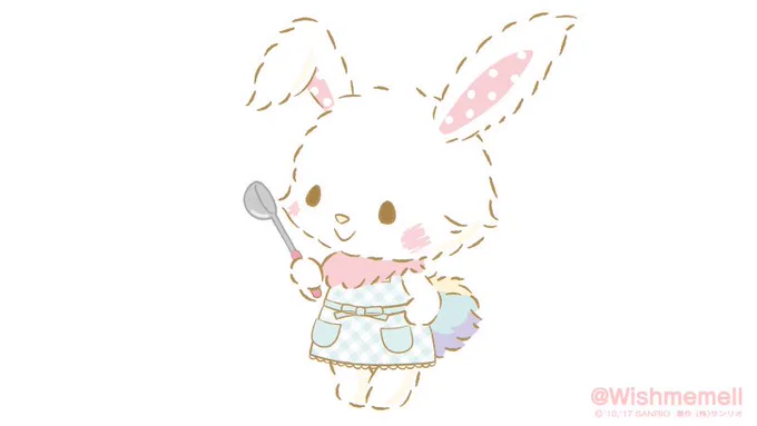 あたらしいエプロンなの♡今年は料理の腕をみがくんだ♪ 