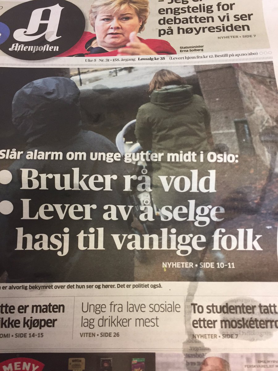 Sjokknyhet fra <a href="/Aftenposten/">Aftenposten</a>: Selger hasj til VANLIGE FOLK!