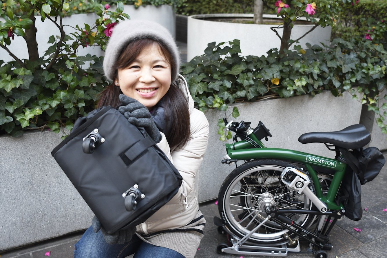 最大42%OFFクーポン BROMPTON ころが〜る キャスター付き輪行袋 ad