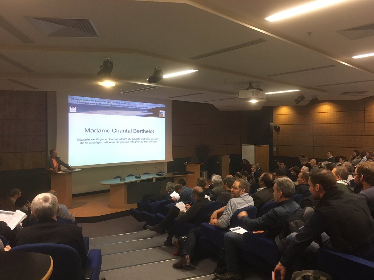 ObsCoteAqui's tweet photo. Lancement du 2ème séminaire du Réseau national des Observatoires du trait de côte par @ChantalGuyane #RNOTC https://t.co/3p8EOrUt0j