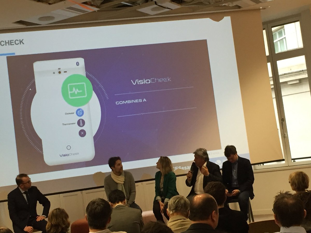 eHealthTech_Fr's tweet photo. #CESesanté VisioCheck de @Visiomed_Fr membre associé de France eHealthTech,
retour sur un succès du CES 2017 #esanté https://t.co/VVfnR9hzGb