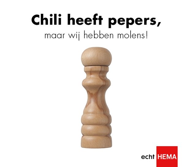 MaxvanDomburg's tweet photo. If there's something I learned in #marketing, it is to be #creative. Love this advertisement by Hema. #pepermolen #masterMPC https://t.co/JHduNXMwQ3
