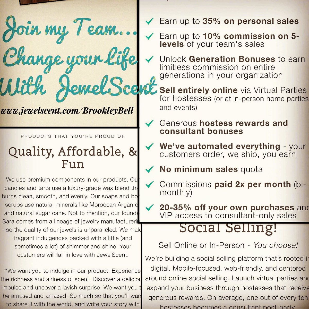 BrookleyBellJS's tweet image. Really need help reaching my goal, today is the last day!!! Who will join my team and make me forever grateful???
jewelscent.com/BrookleyBell