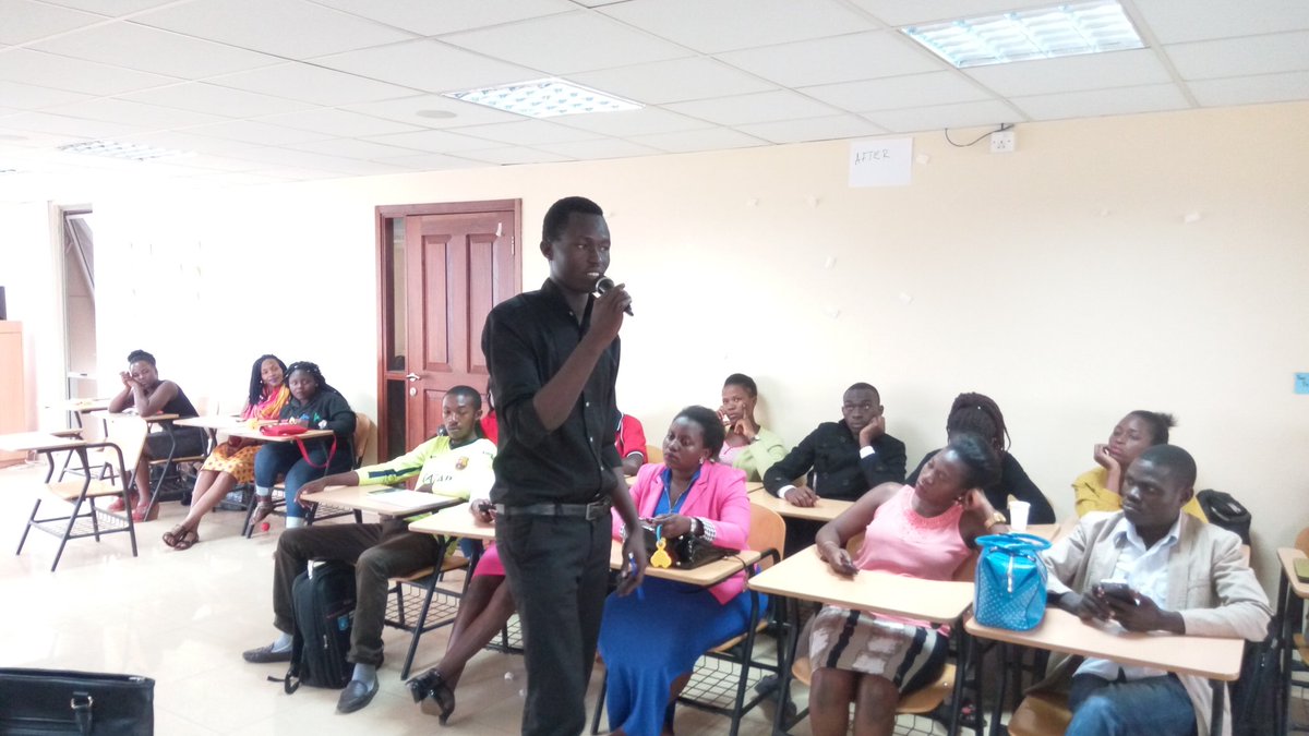 SAUTIplusTV's tweet photo. Old meets new! @McPrince13 shares a story of his life with #PEA2017. He is a member of #PEA2016 https://t.co/K8pCnBCJVU