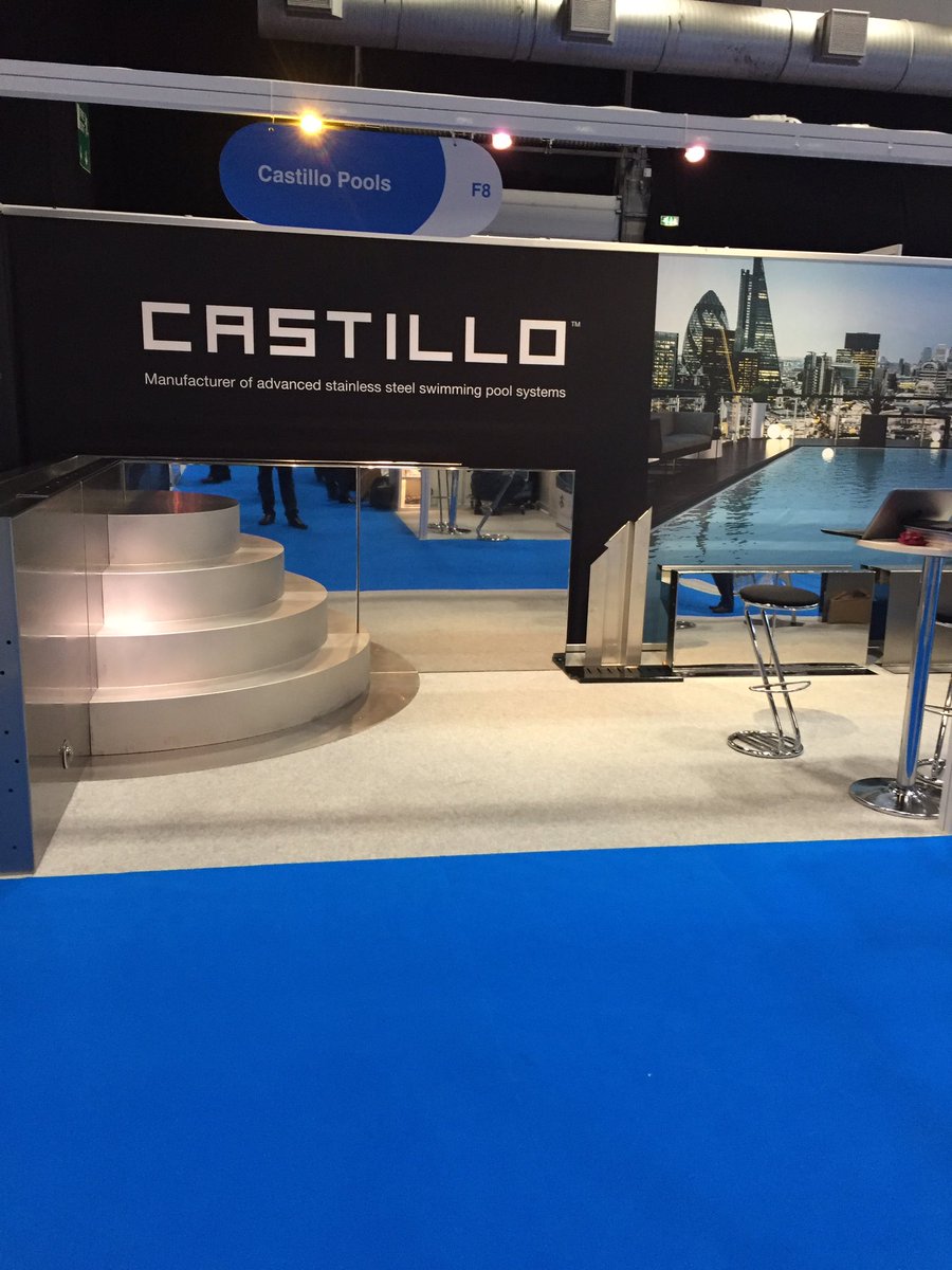 CastilloPools's tweet image. Product launch #stainlesssteelpools #SPATEX2017
