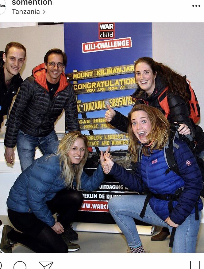 <a href="/Bouwmanverf/">Bouwmancoatingsnl</a> sponsort het <a href="/Somention/">Somention</a> team op weg naar de Kilimanjaro voor @WarChildHolland #trots #heelveelsucces