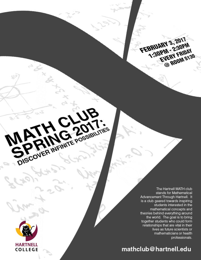 teoespero's tweet image. Poster design #mathmajors