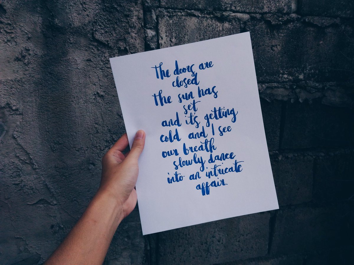 santoskatrine's tweet photo. 02.10.2017 — ROUTE 196 #TSMWorth 🍃⛅ #TypeLanguage #CalligraphyPH #LetteringPH @TheSunManager @TeamSunManager https://t.co/dzSmZfgleA
