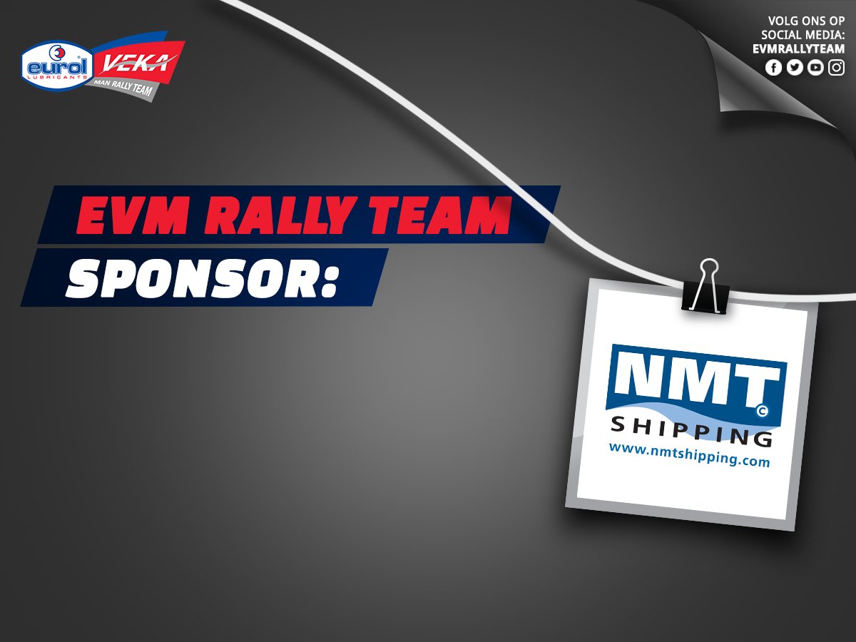 Nog een prachtige sponsor die onze <a href="/dakar/">DAKAR RALLY</a> mede mogelijk maakt: @NMTShipping! Lees meer over dit bedrijf op: nmtshipping.com