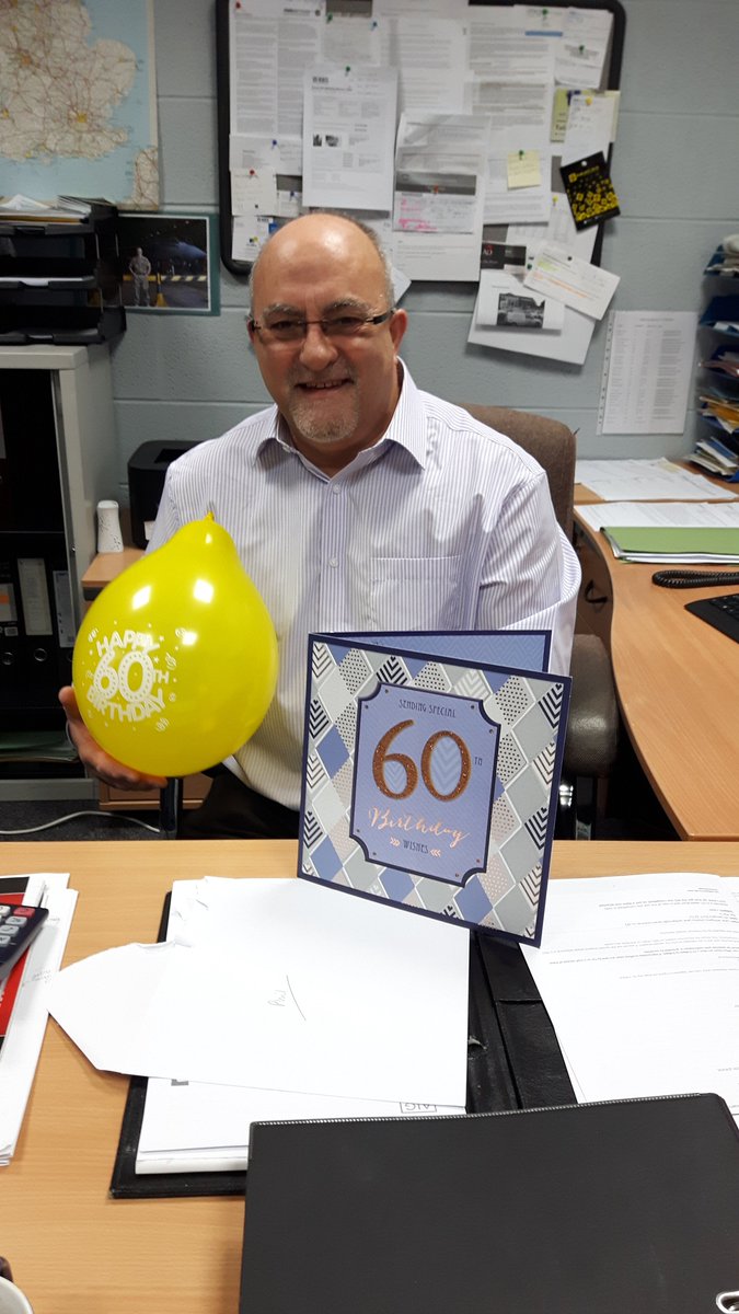 RiskServices_NW's tweet photo. Big birthday for Phil in our office today....he off on his jollies tomorrow to celebrate - we hope he has a great time!! #wheresthecake🎂 🍾 https://t.co/m3IvI9L6gi