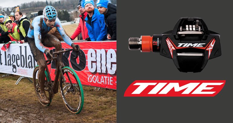 LARMSocial's tweet photo. @WoutvanAert Campione del Mondo CIclocross 2017 utilizza pedali Time ATAC XC. https://t.co/JHVvVwoCGa https://t.co/szNVh3ZAFA
