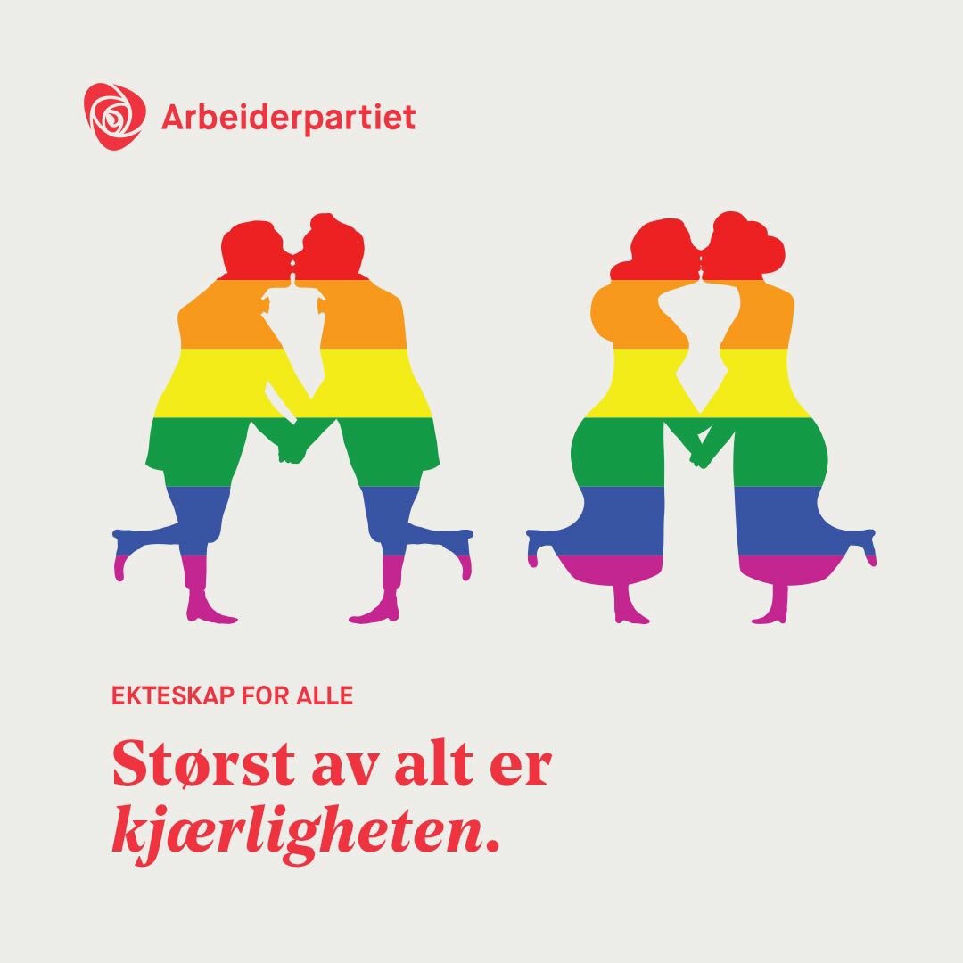 strandhall's tweet photo. Igår fick Norge könsneutralt äktenskap. Grattis! 🇳🇴🏳️‍🌈 https://t.co/dCmNIvVoF9