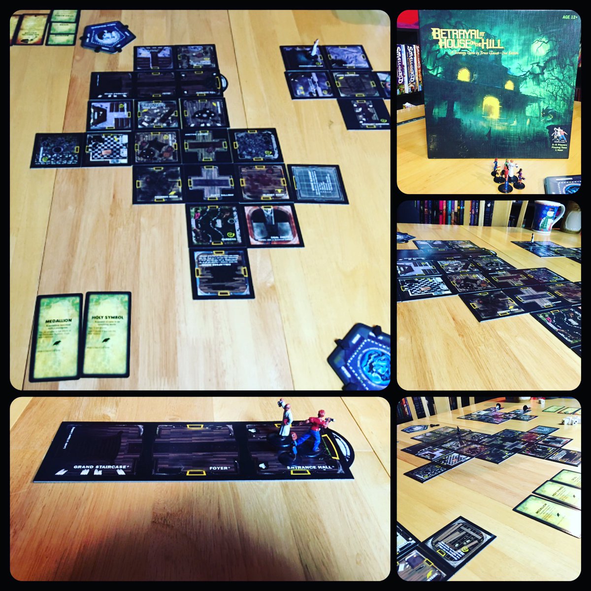 wots_qc's tweet image. Morning #BGG, last weekend we faced the hunting of firebats!!! It ended in flames🔥🔥🔥 #BetrayalAtHouseOnTheHill #2017Boardgamechallenge