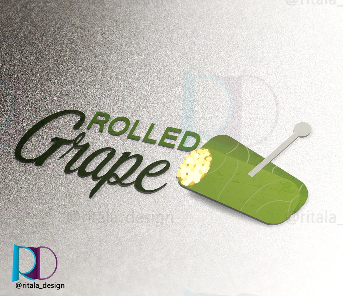 تصميم شعار Logo شعار ورق عنب