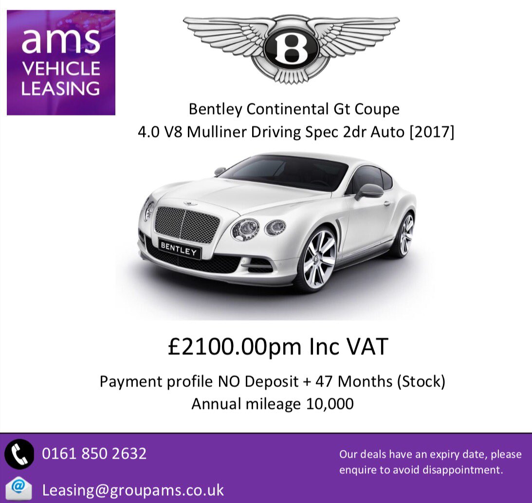 MS_leasing's tweet photo. Bentley Continental GT 4.0L V8 🔥

We have two of these vehicles available White and Black..⚪️⚫️ No Deposit and in stock...📲💰 Call ASAP https://t.co/95aD4MCGiZ