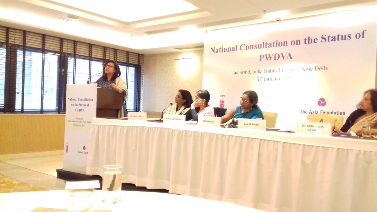 .<a href="/CSR_India/">Centre For Social Research</a> Ms Shalini Mittal on Protection of PEOPLE against domestic violence rather than WOMEN only #unite2ignite