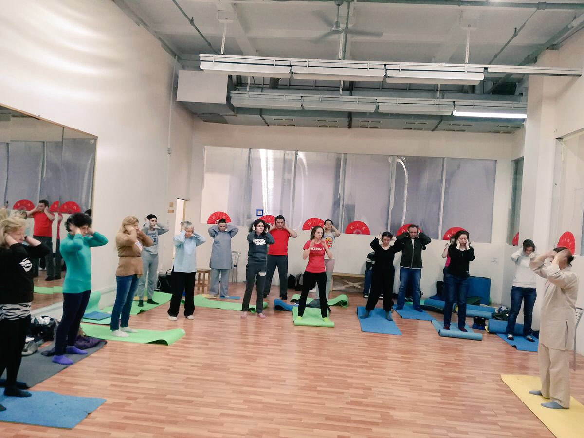 MasterShiYanbin's tweet photo. В Школе Мастера Ши Янбина состоялся день здоровья https://t.co/Yipm9oHCUV