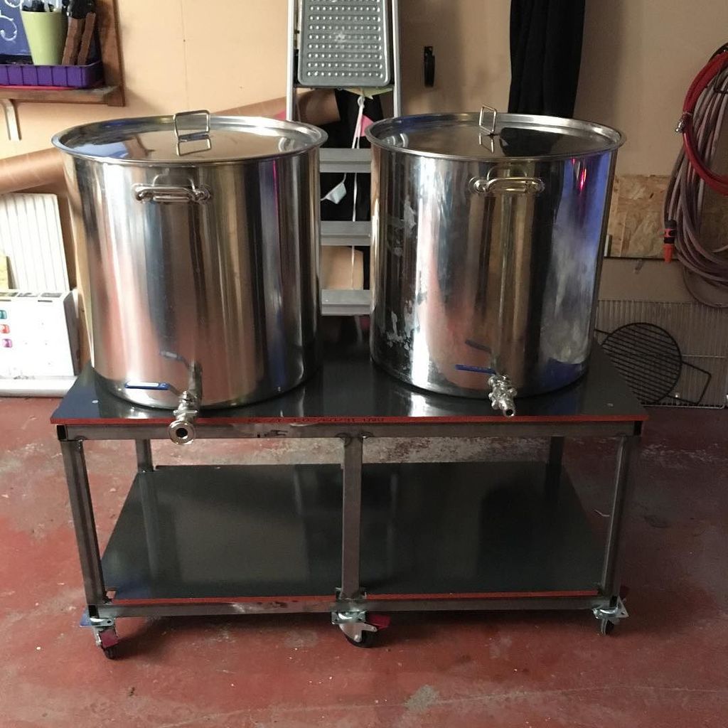 hillbillybrewer's tweet photo. The second part of our brew stand is ready. #homebrewing #craftbeer #beer #allgrain #allgr… https://t.co/0xTb35o4VF https://t.co/73vdKXwZb8