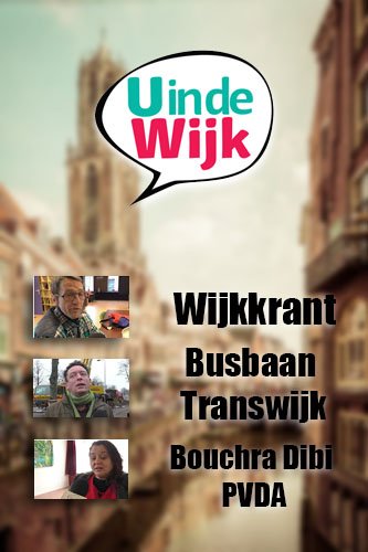 youtube.com/watch?v=rqdhoj… - Wijkrant
youtube.com/watch?v=NOGCF4… - Busbaan transwijk
youtube.com/watch?v=MpPPbo… - Bouchra dibi pvda <a href="/BouchraDibi/">Bouchra Dibi</a>