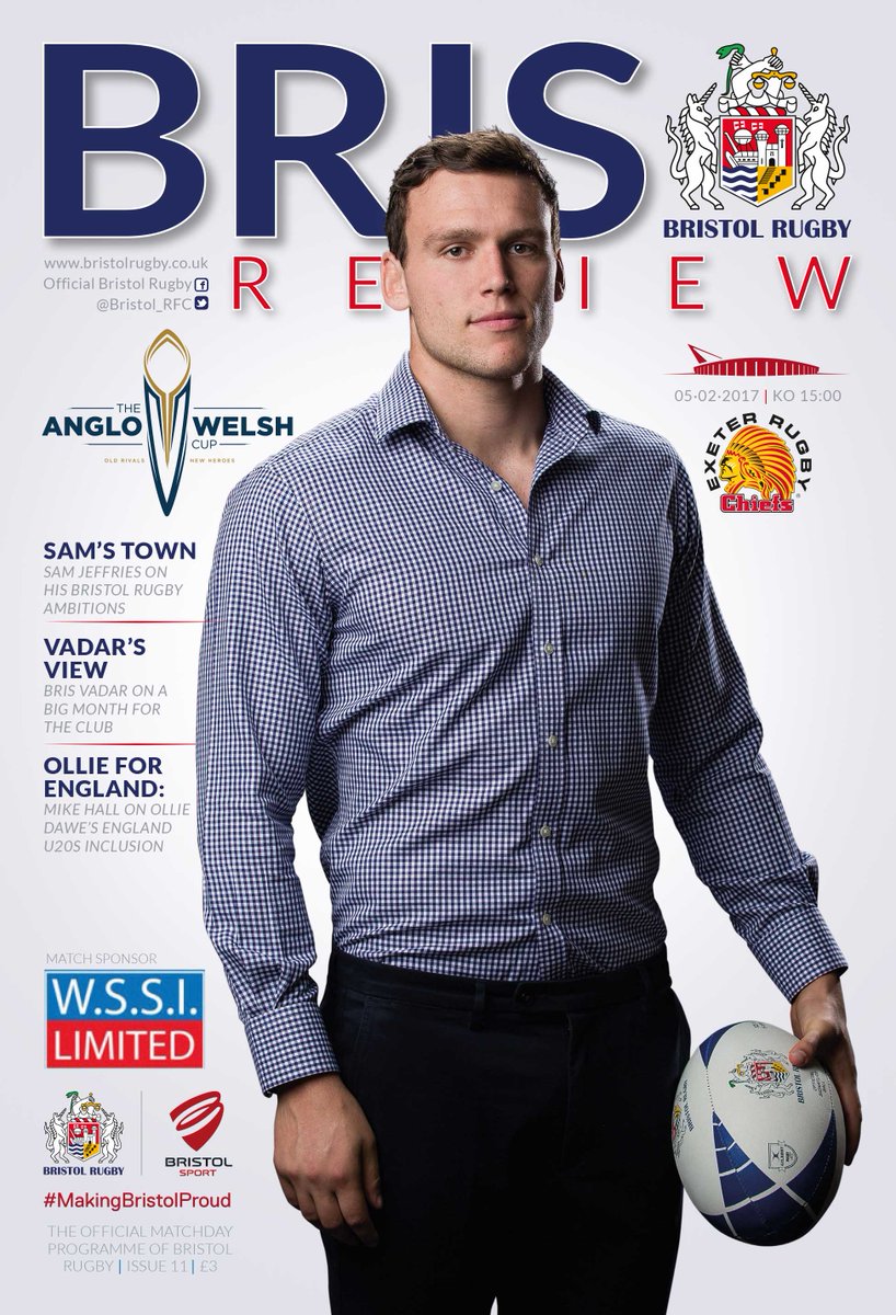BristolBears's tweet photo. Don't miss Sunday's edition of #BrisReview as @brfc_academy prospect Sam Jeffries takes centre stage. https://t.co/rE8nXmfNN8