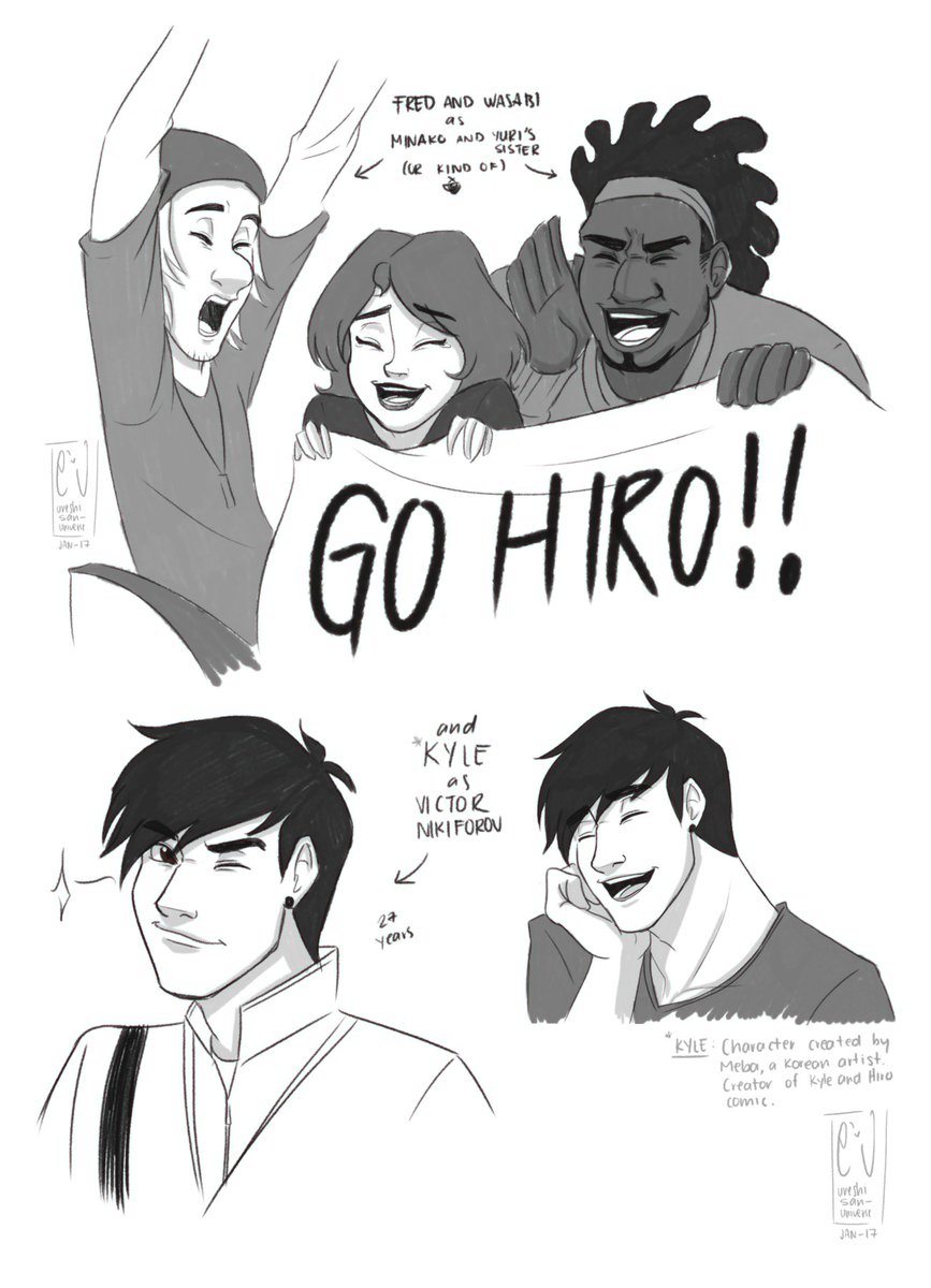 ureshi_universe's tweet photo. I enjoyed answering this Anon XD #yurionice #bighero6 #crossover #anonasks #digitalart #YuriOnIceLatino https://t.co/coyCTCxH9L