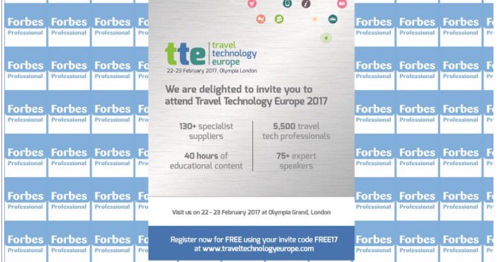 ForbesProf's tweet photo. Visit us @TravelTechEu where we will be demonstrating our #innovative guest communication solutions. #hoteltv #inform #promote #advertise https://t.co/GfLlwERyia