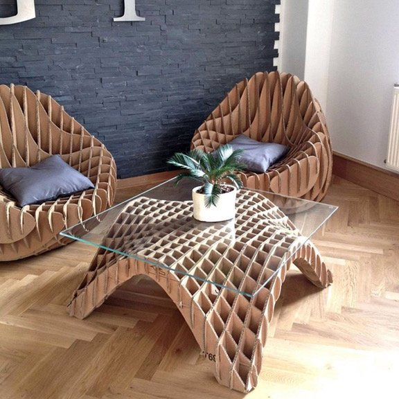 AlcoveDesigns's tweet photo. Cardboard #furniture by @NordwerkDesign - the ultimate in up-cycling! #design https://t.co/0DpX10hTh5
