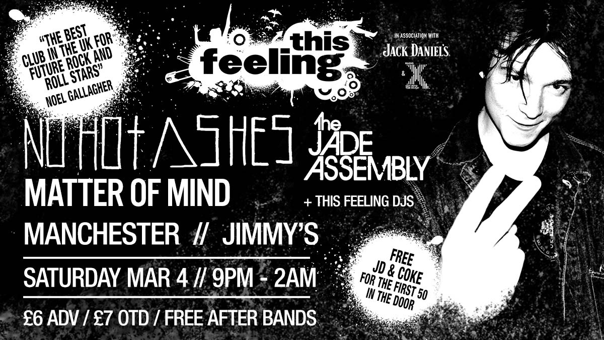 nohotashesband's tweet photo. *MANCHESTER*
@jimmys_nq // @This_Feeling 

Tickets are flying out for this one. Be v.quick and get yours now xXx 💖
https://t.co/mDHmx6WCiI https://t.co/qkjbWIyAZy
