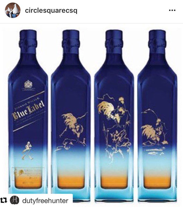 CircleSquareCSQ's tweet photo. #Repost @dutyfreehunter Johnnie Walker marks CNY with special edition #dutyfree #johnniewalkerblue #blulabel #cny #rooster #whisky https://t.co/mzKF4QEaIL
