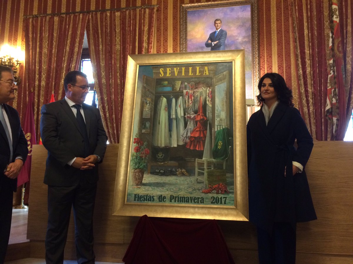 JavierComasR's tweet photo. Este es el cartel de @NuriaBarreraBel para las Fiestas de Primavera de #Sevillahoy #TDSActualidad https://t.co/IxRb34EHJ4