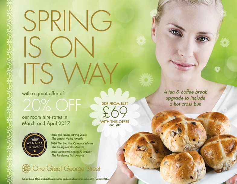 YourEventHub's tweet photo. Put a spring in your step with @OGGSVenue exclusive spring offers https://t.co/Fgue59Ahr4 https://t.co/WC851zOHs8