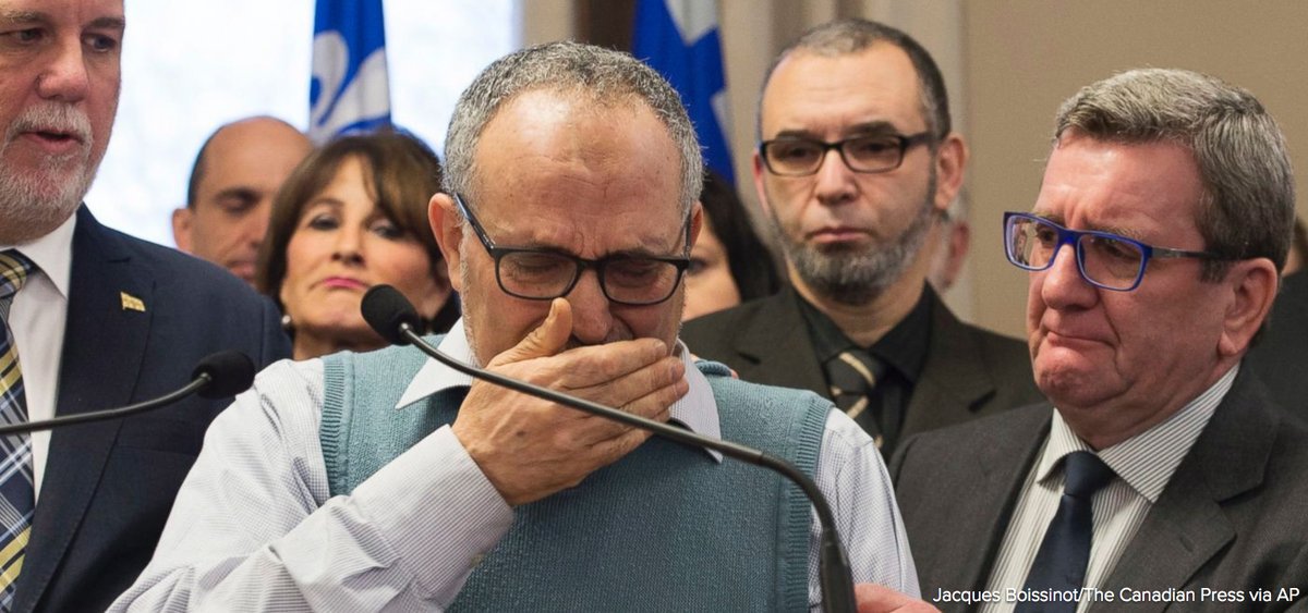 ABC's tweet photo. Quebec's Muslim community members overcome with sorrow but grateful for solidarity in wake of deadly mosque shooting https://t.co/baM5quTI8L https://t.co/mMXtcUqXNM
