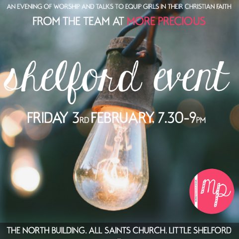 HRSFC_CU's tweet image. There's a Cambridge @MorePreciousUK event coming up on Friday! Would love to see people there, it's gonna be fab 💖