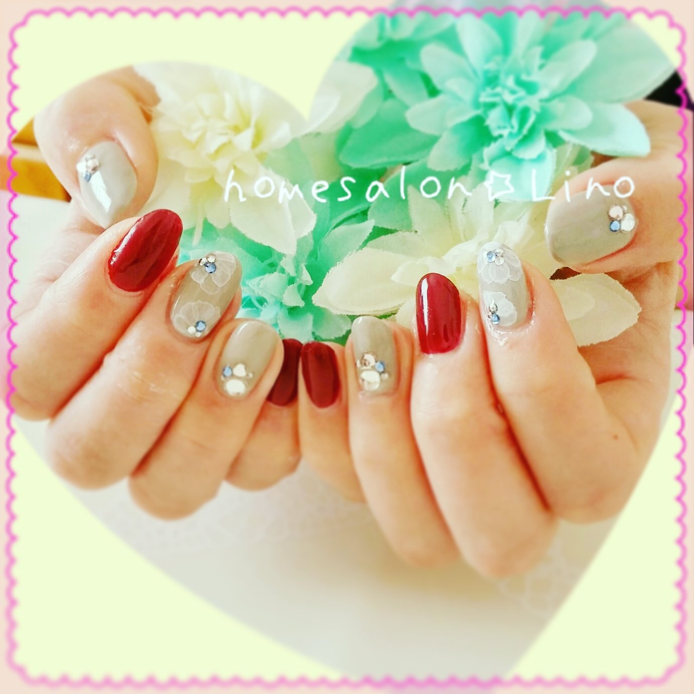 函館自宅ネイルサロンlino 大人女子におすすめの たらしこみフラワー 函館ネイル 函館ジェルネイル ハンドネイル たらしこみフラワー 春ネイル T Co 4o9d6jqf55 Twitter