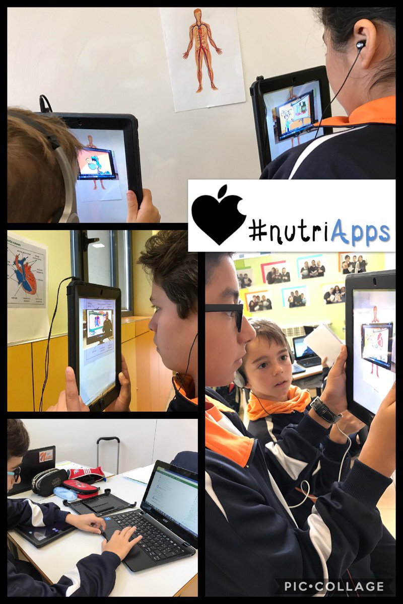 JaviNavares's tweet photo. 6º EP @nazaretoporto Investigamos con @aurasma el #aparatocirculatorio y redactamos las conclusiones #nutriApps @AAgustinos https://t.co/J2WekyCRb3