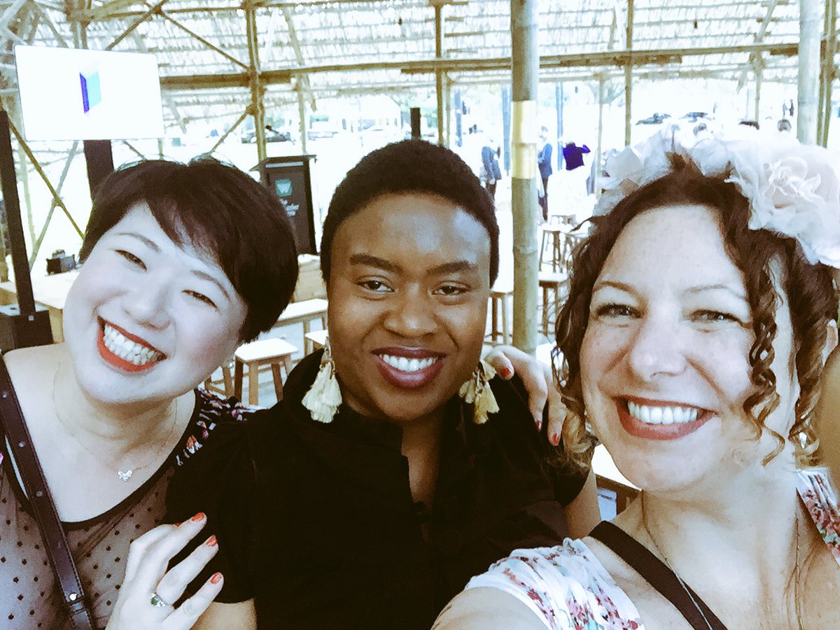 easybee's tweet photo. These two beauties at the #vpla2016 stirred the room with a poetic wooden spoon https://t.co/Ugyb2U09XR