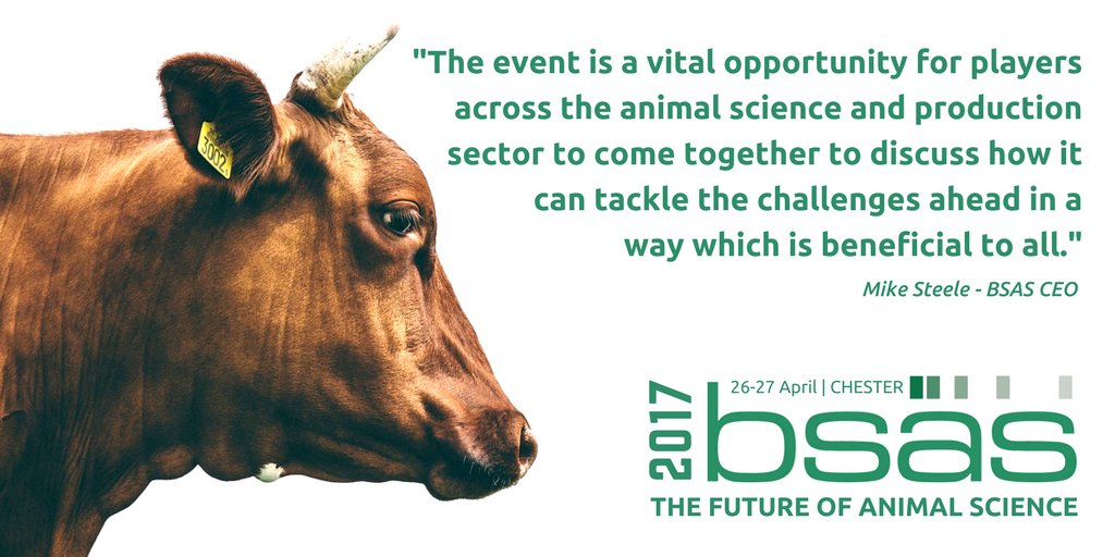 BSAS_org's tweet photo. Join us this April as we bring together experts from across the globe at #BSAS2017 #futureofanimalscience https://t.co/VXH9srwQ8B https://t.co/ustDW7lZfK